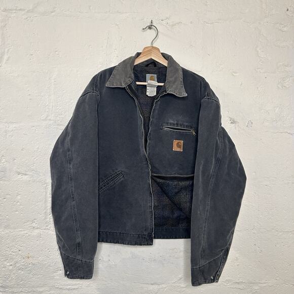 Carhartt Other - Vintage Carhartt Blanketed Detroit Jacket “Petrol Grey” J97